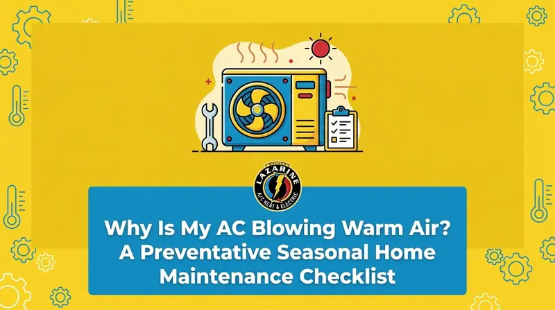Why Is My AC Blowing Warm Air? A Preventative Seasonal Home Maintenance Checklist — featured image