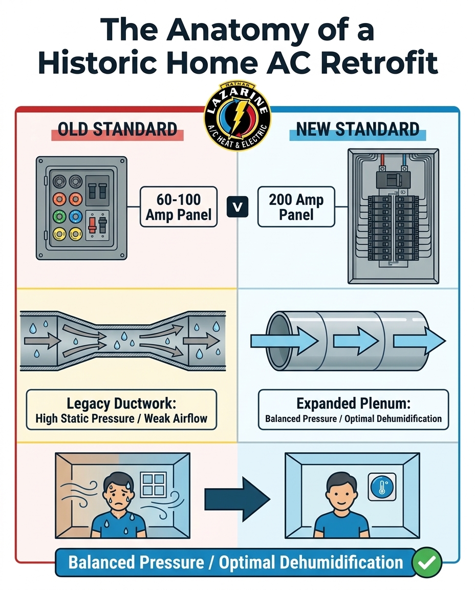 The Anatomy of a Historic Home AC Retrofit
