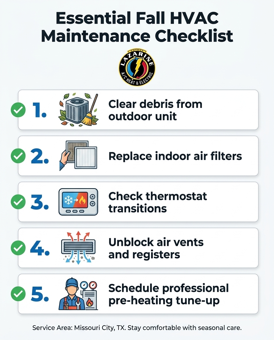 Essential Fall HVAC Maintenance Checklist